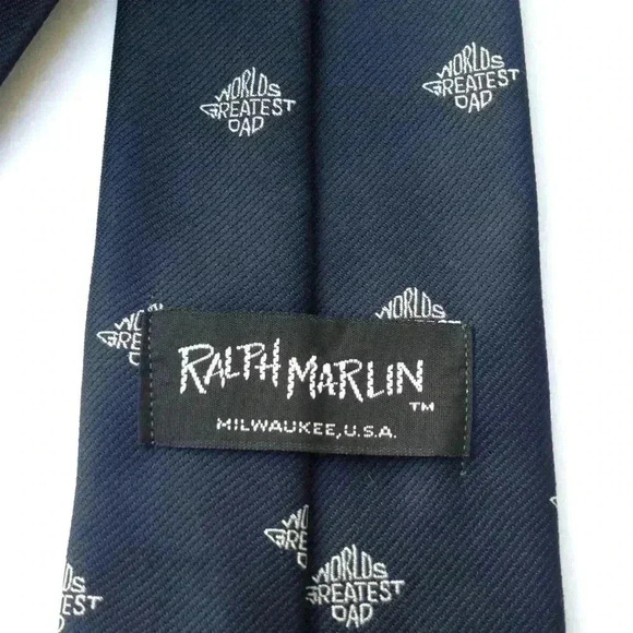 RALPH MARLIN - WORLD GREATEST DAD - 58" x 3.54" - Picture 3 of 4